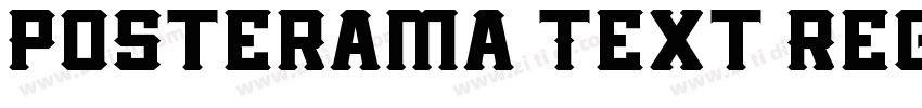 Posterama Text Regul字体转换